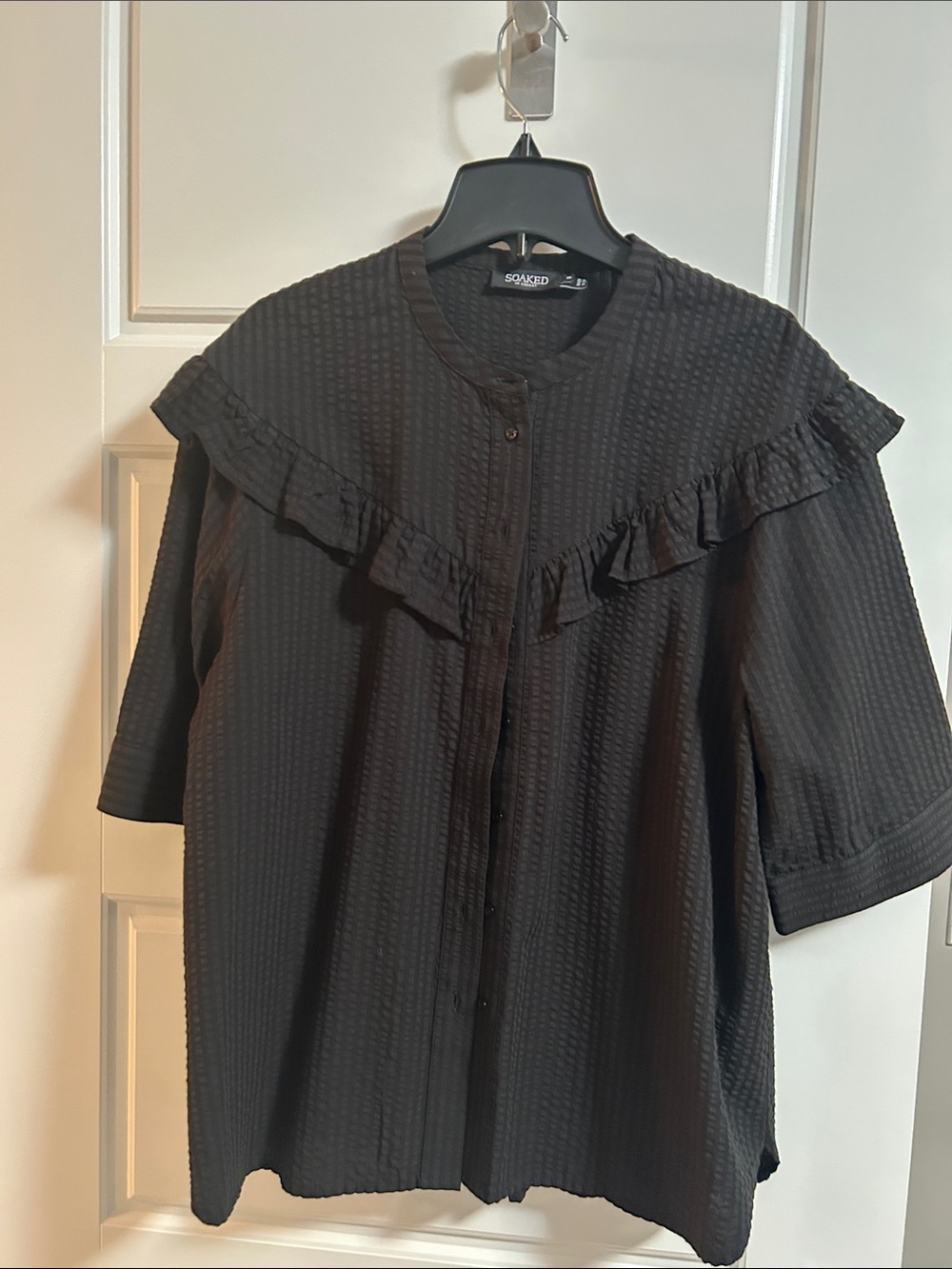 Soaked - Ruffled Button-Front